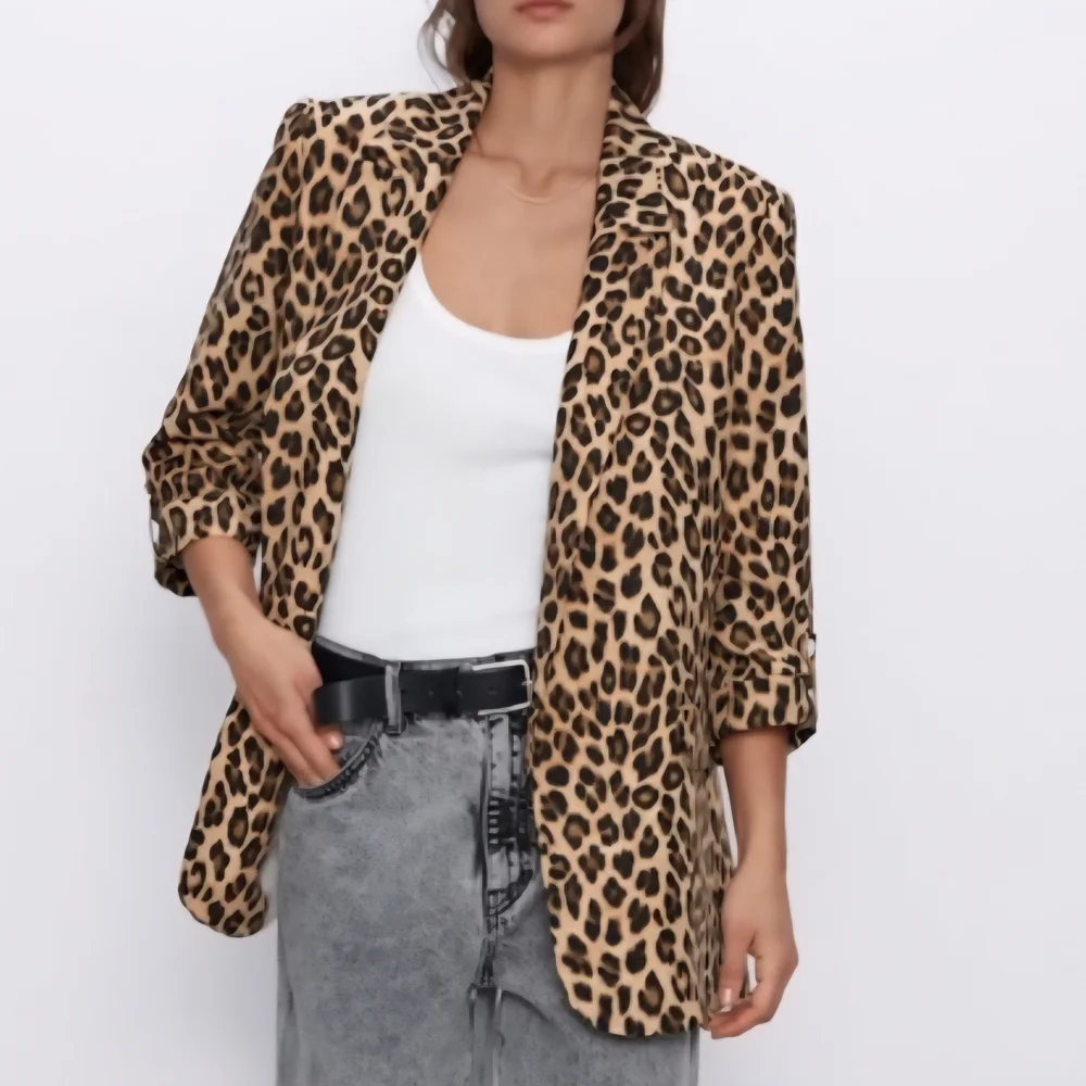 Zara Leopard Print Jacket - Picture 4 of 5